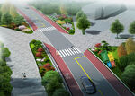 道路效果图 