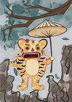 虎头虎脑           