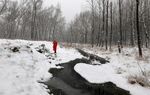 风雪红衣人