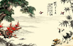 国画梅花