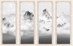 水墨山水装饰画