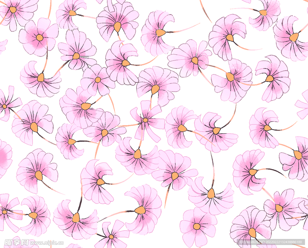 粉色小花