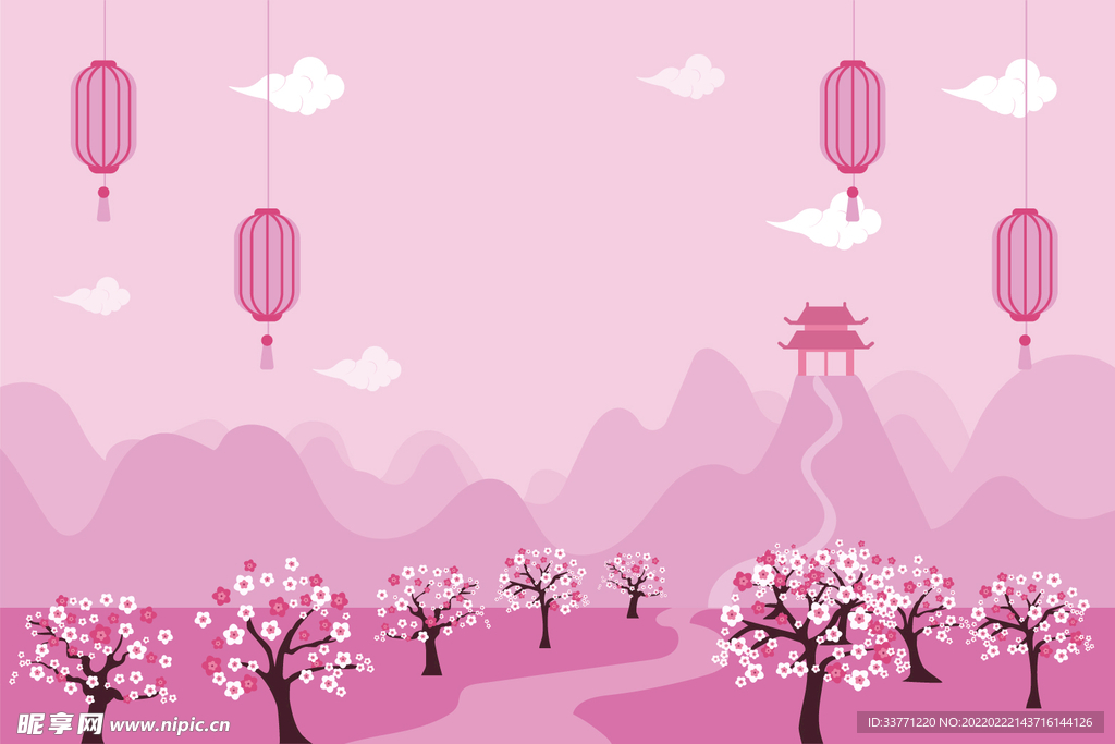 桃花风景