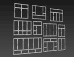 窗户组合3d模型