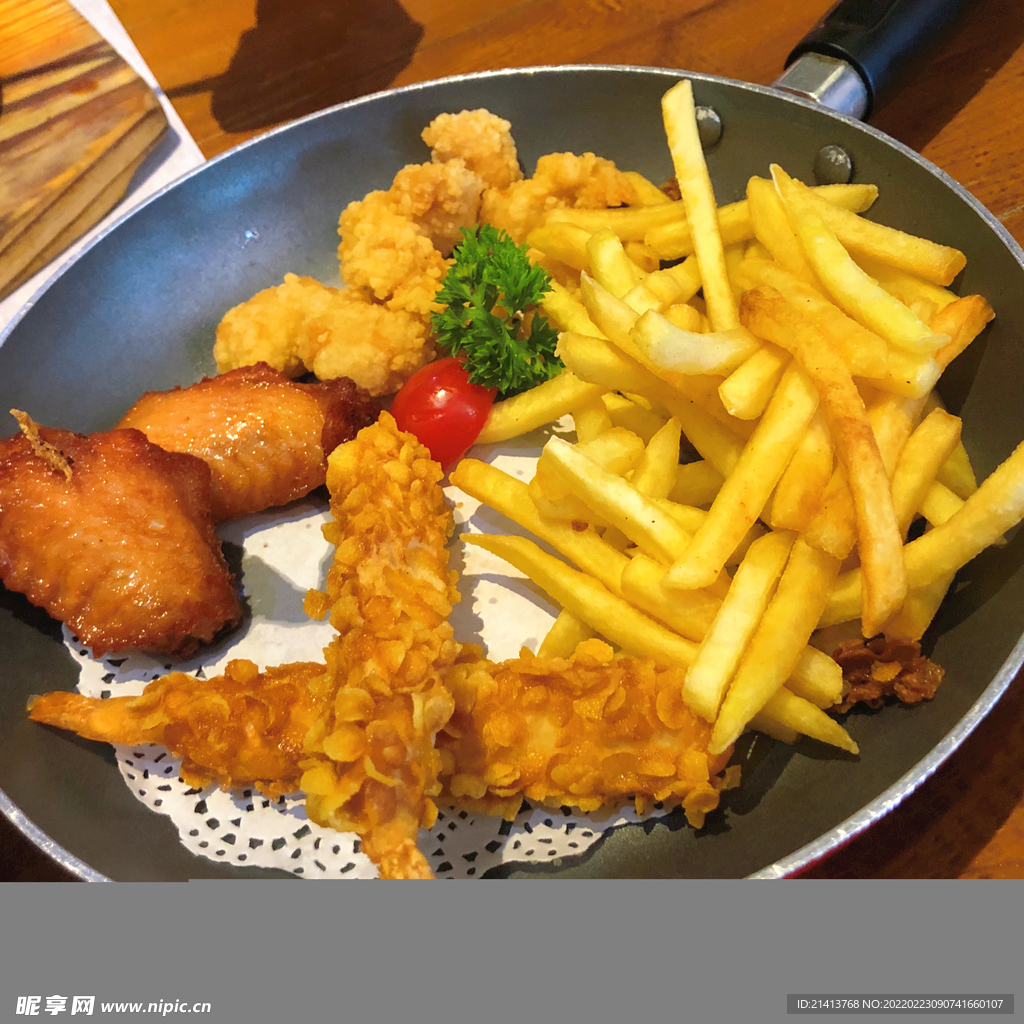 薯条西餐小食 