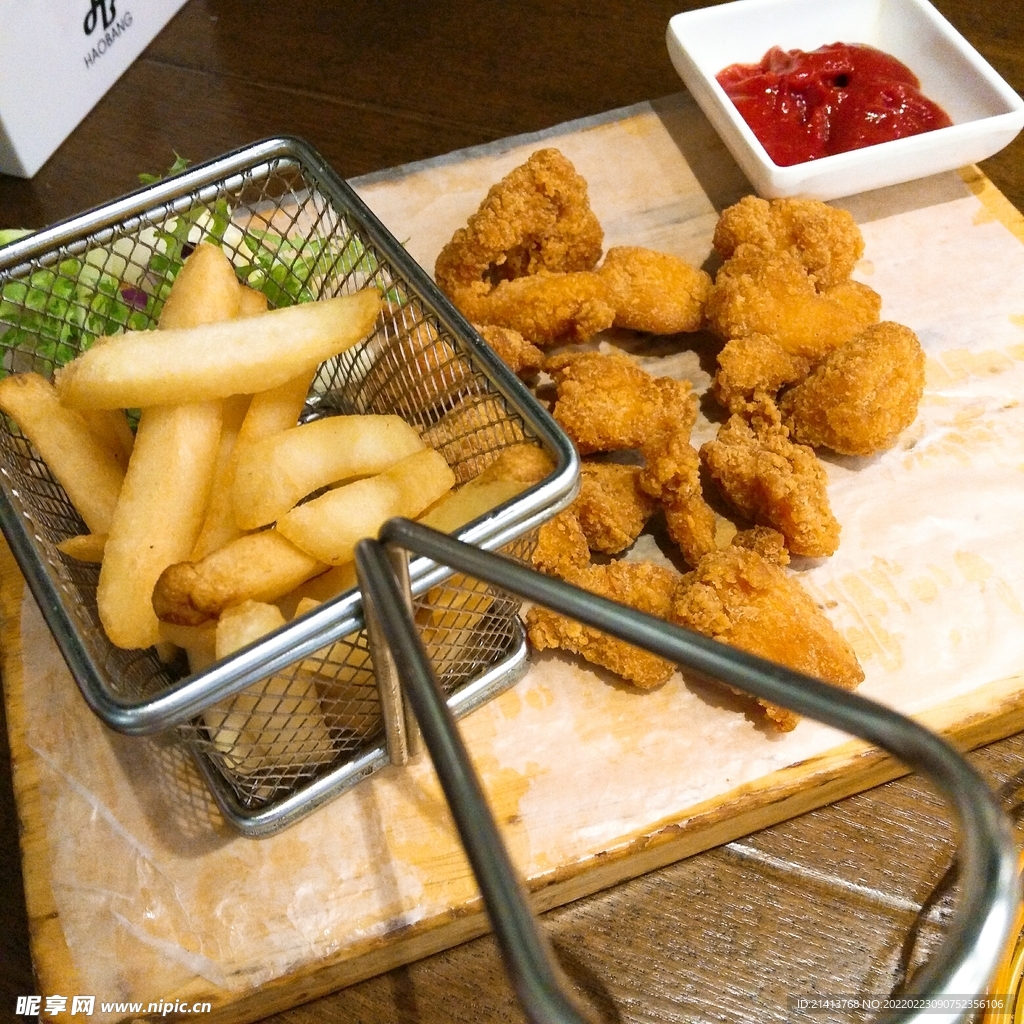 薯条西餐小食 
