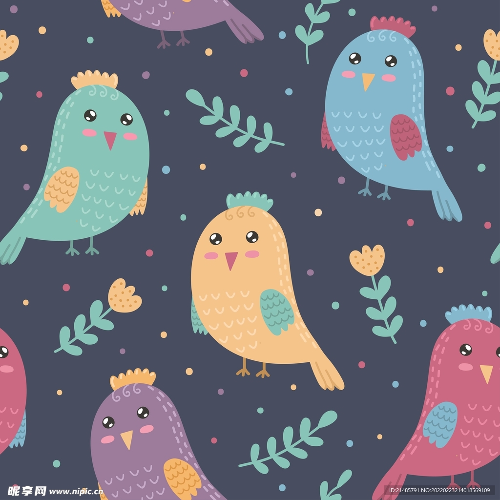 无缝花纹