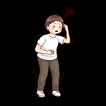 肚子疼病人