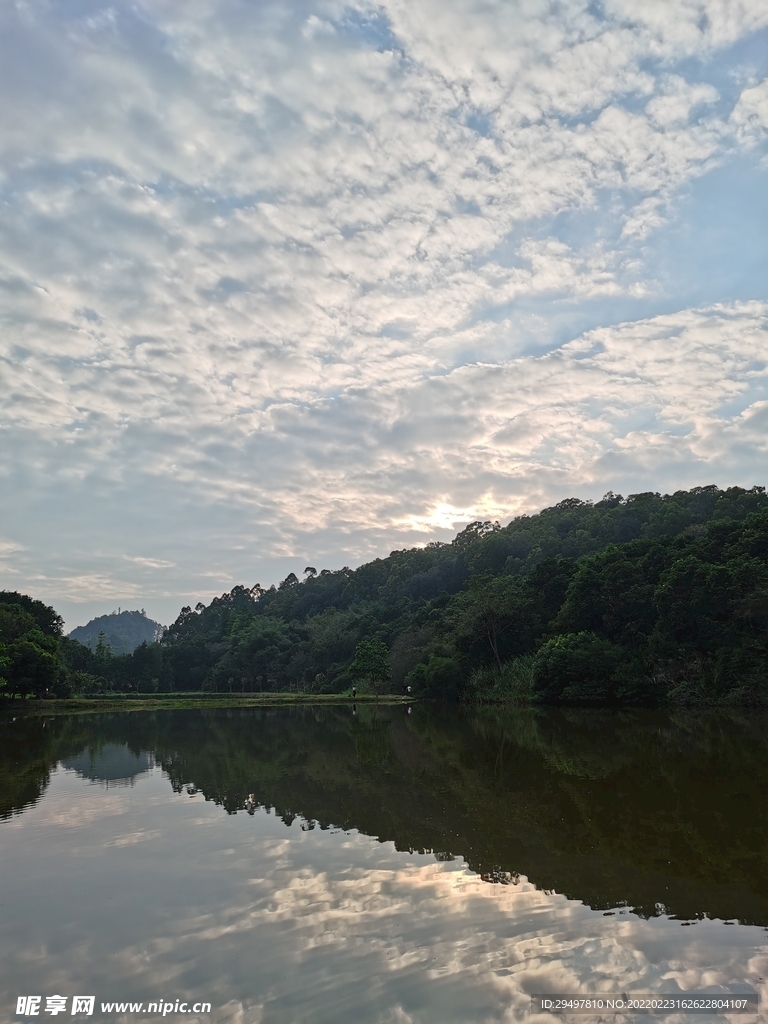 河流倒影