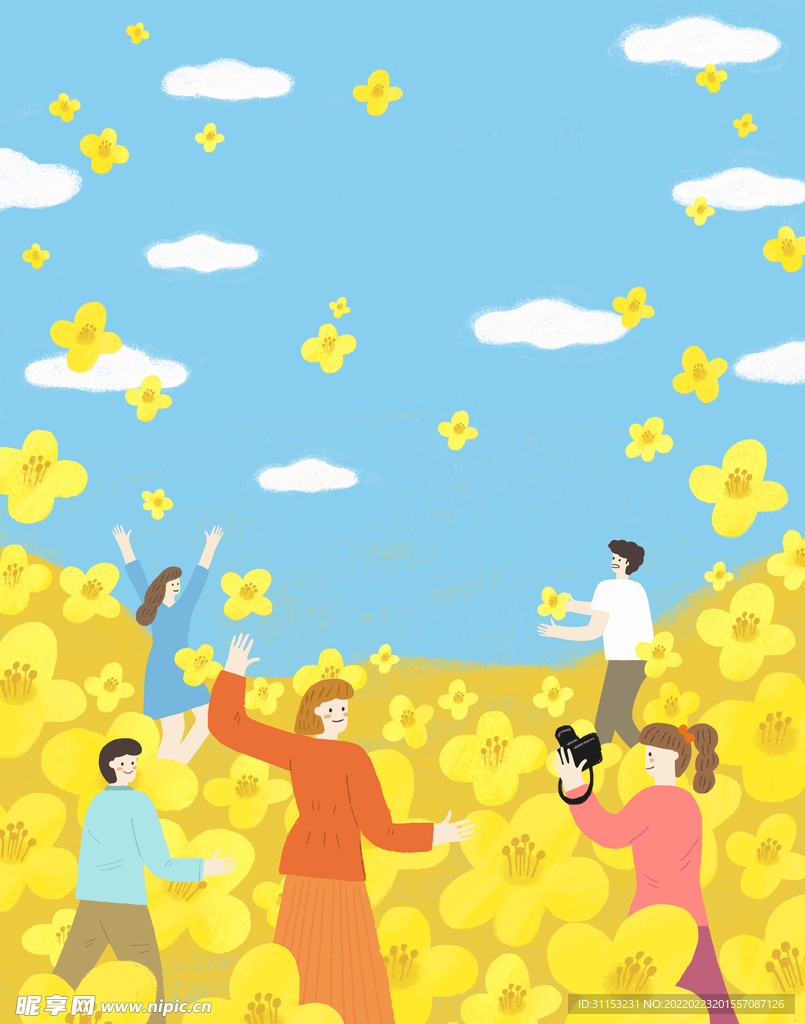 春天插画