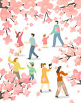 春天插画