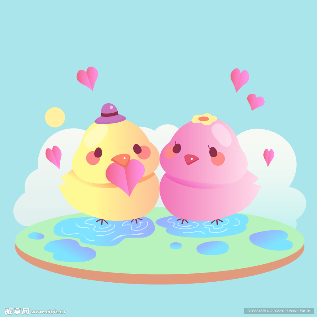 卡通小鸟