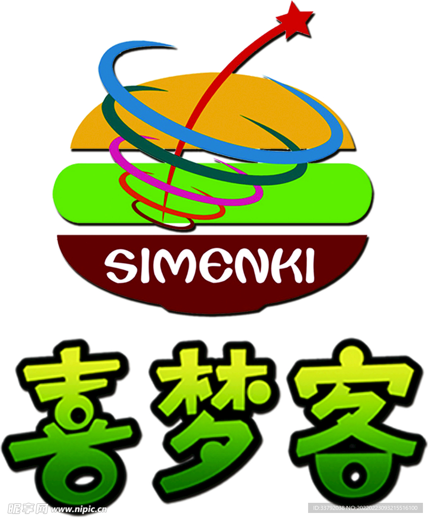 喜梦客 标志