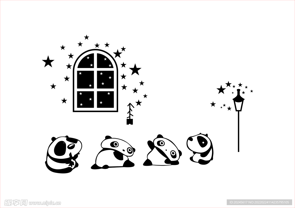 熊猫的夜晚
