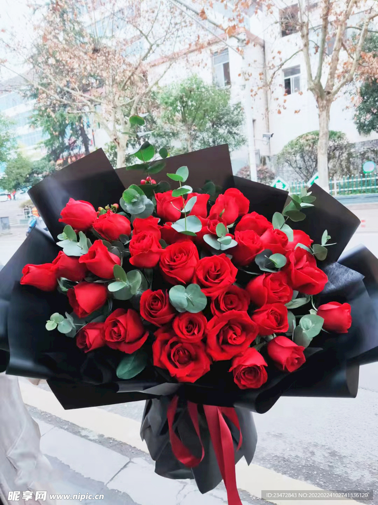 玫瑰花捧花