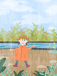 雨水海报           