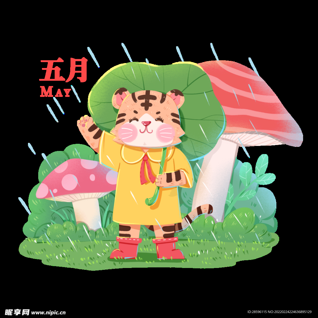 雨水海报           