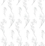 线描花