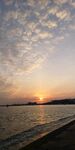 海边落日 