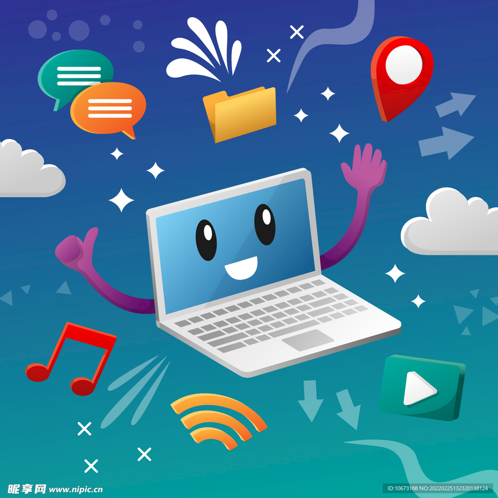 反重力科技元素背景