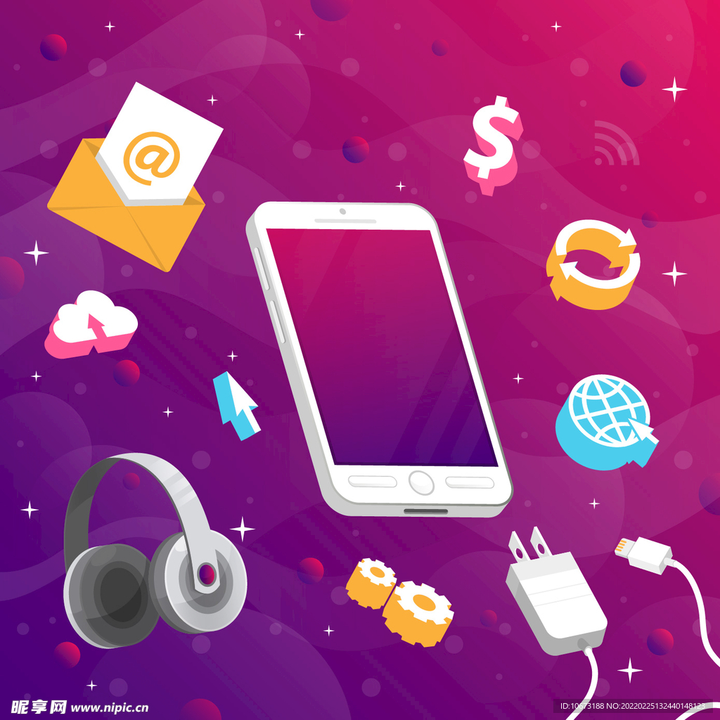 反重力科技元素背景