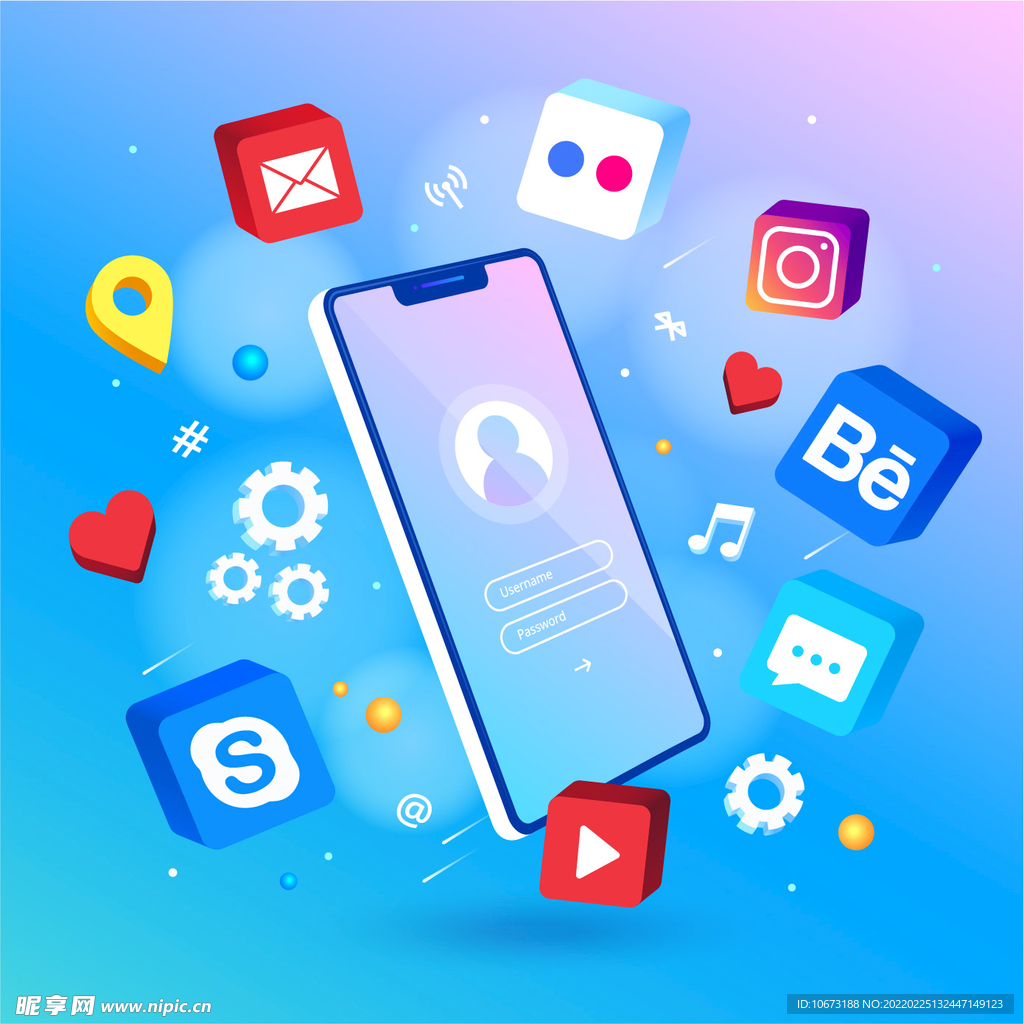 反重力科技元素背景