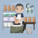 制作陶器