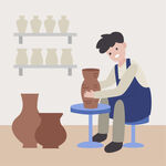制作陶器