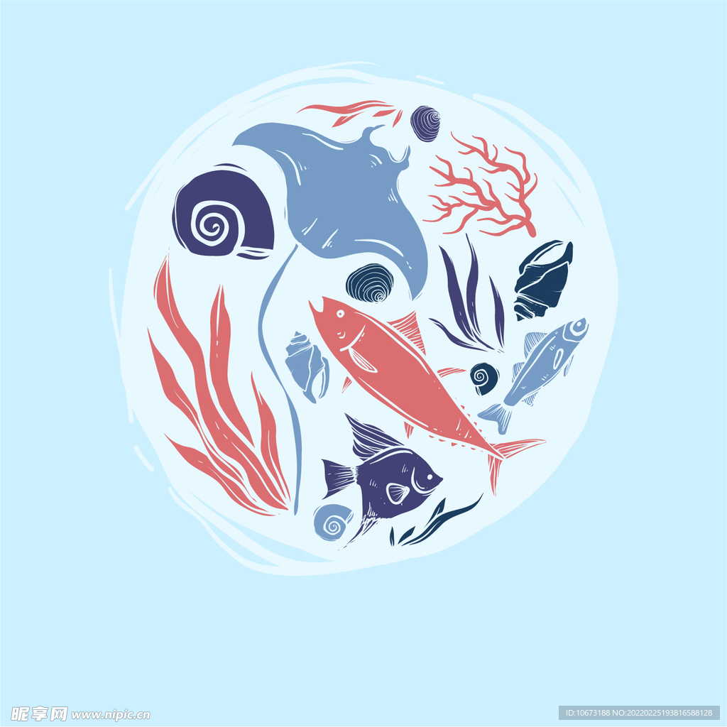 海洋背景 