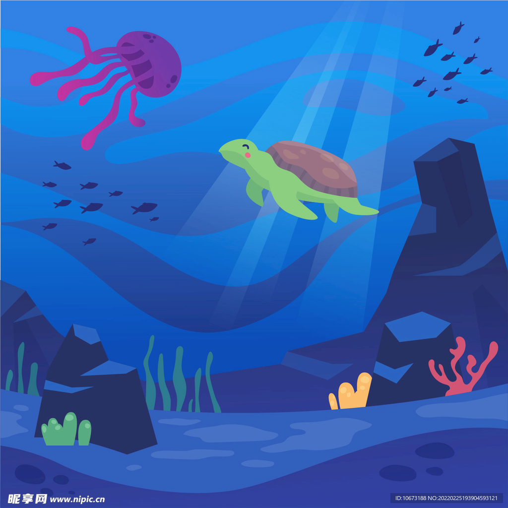 海洋背景 