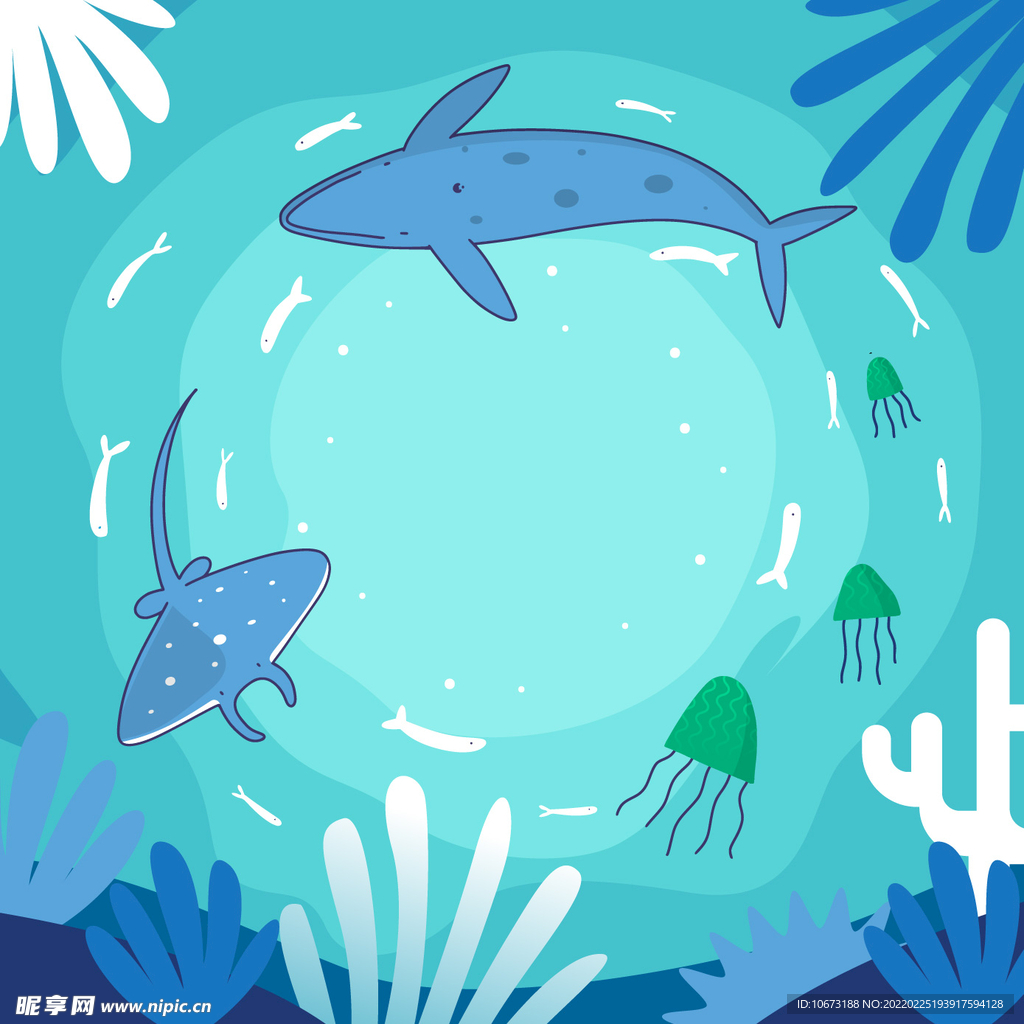 海洋背景 