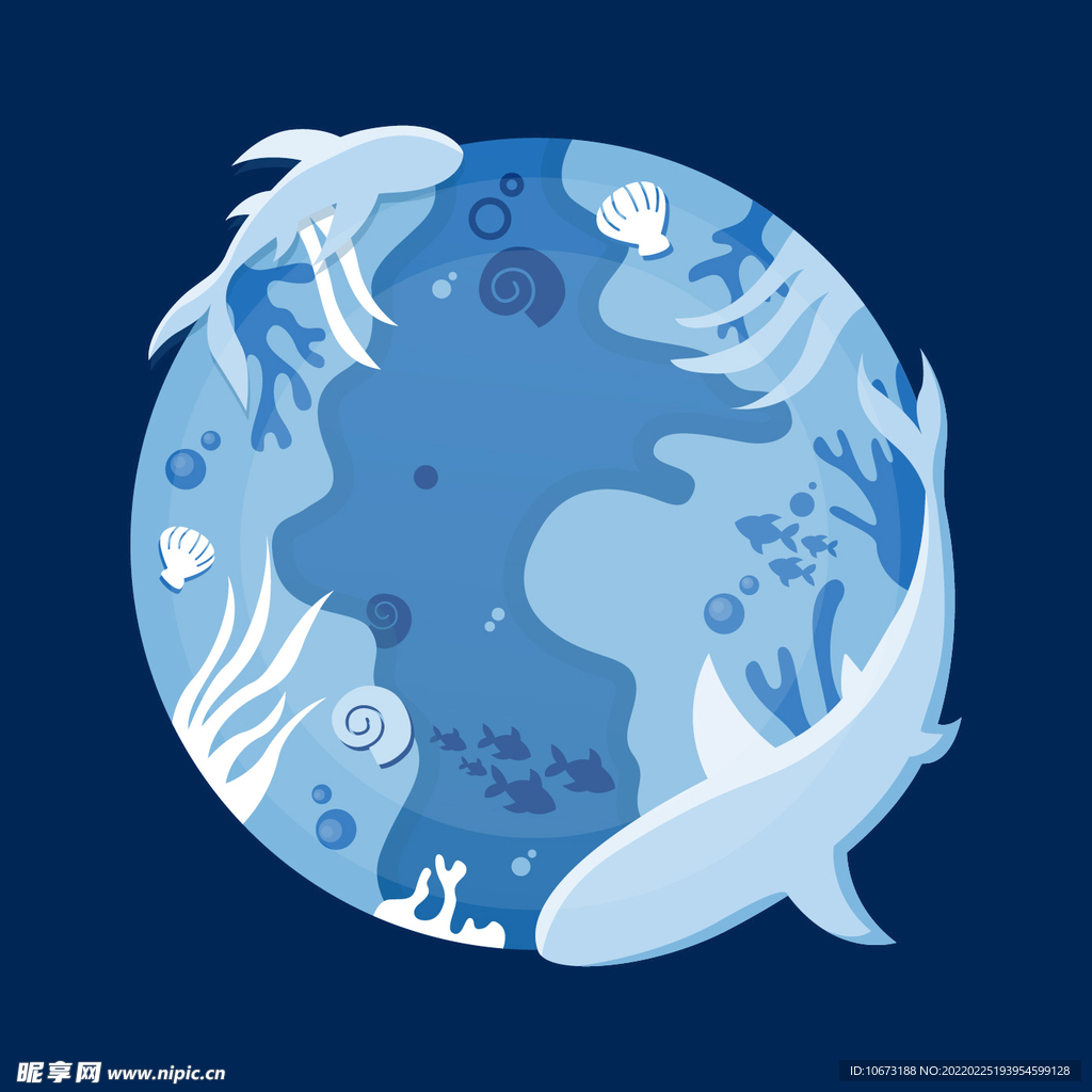 海洋背景 