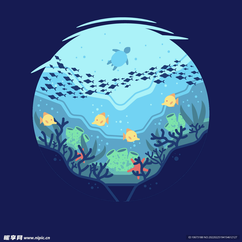 海洋背景 