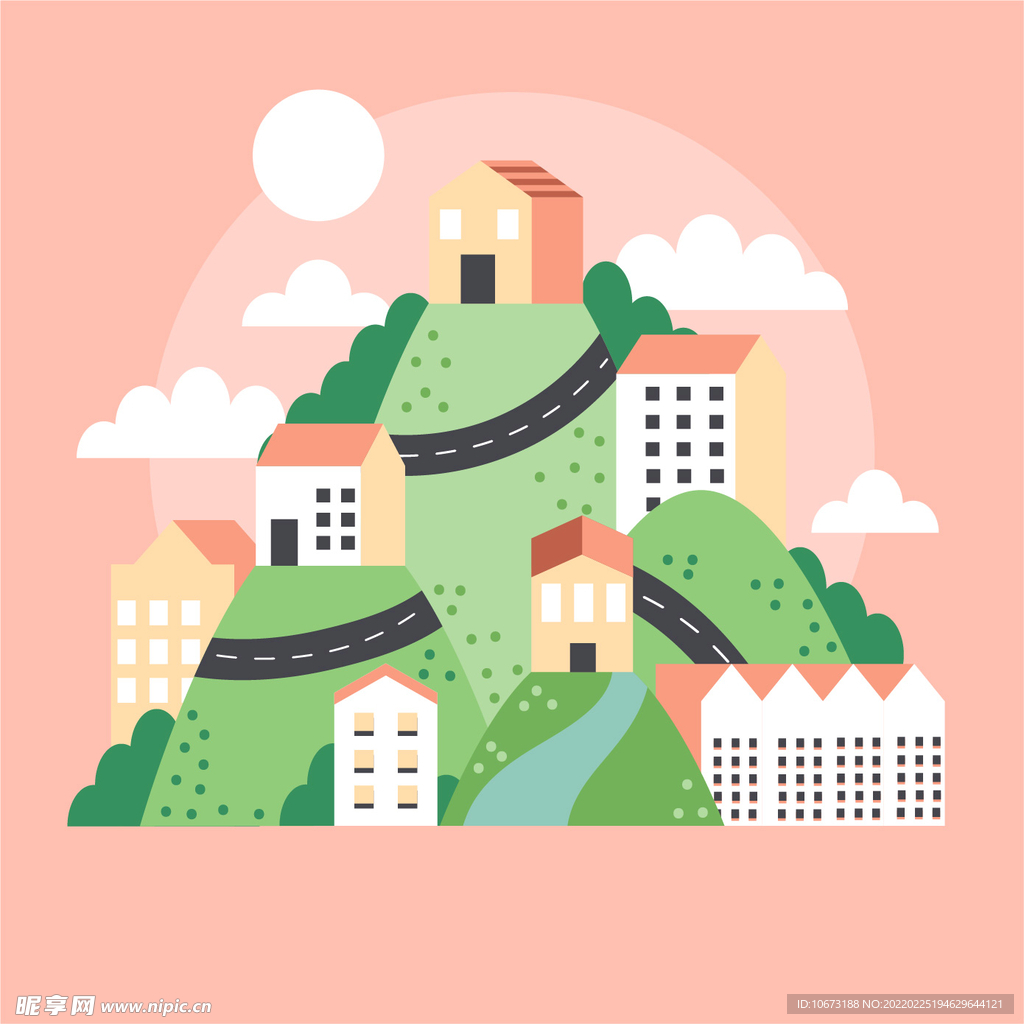 房子背景 