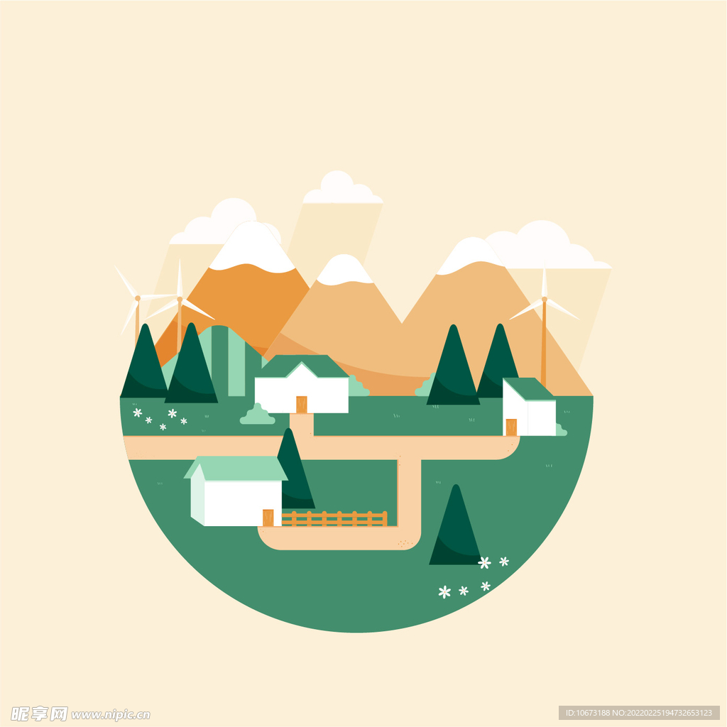 房子背景 
