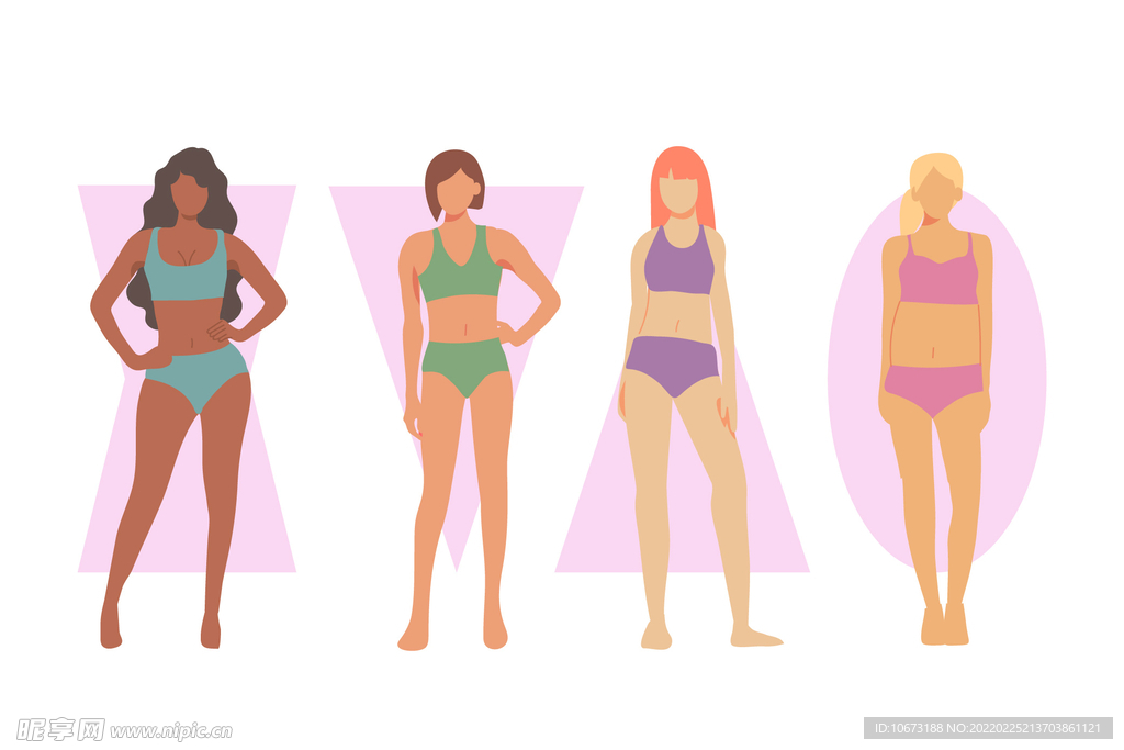不同身材 