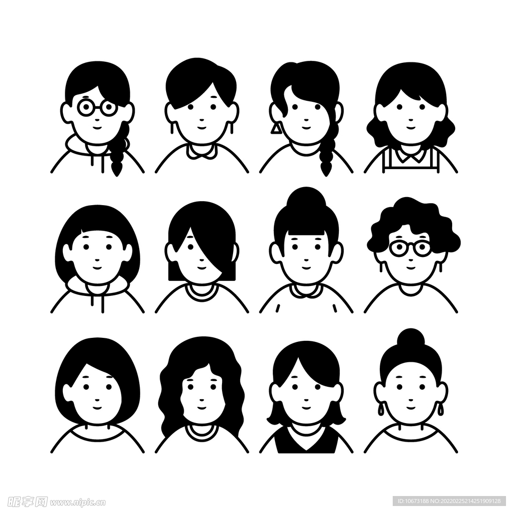 卡通人物头像