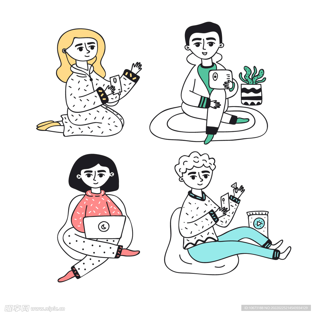 使用电子产品