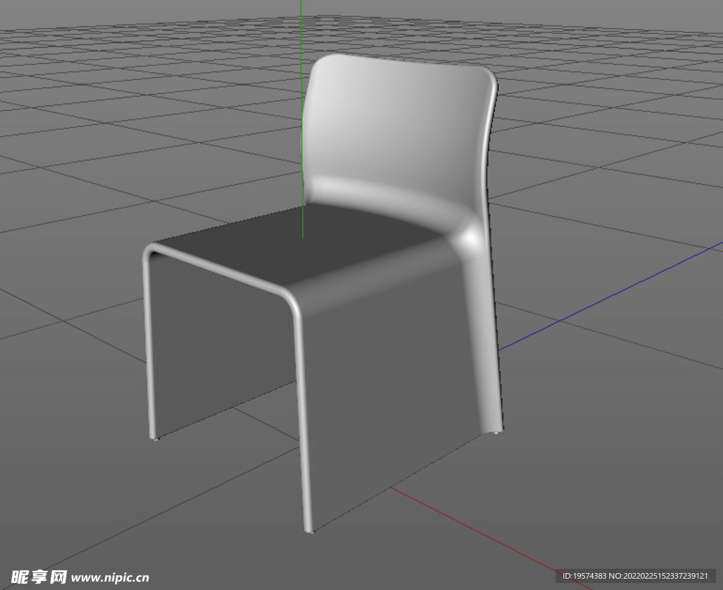 C4D模型时尚椅子设计