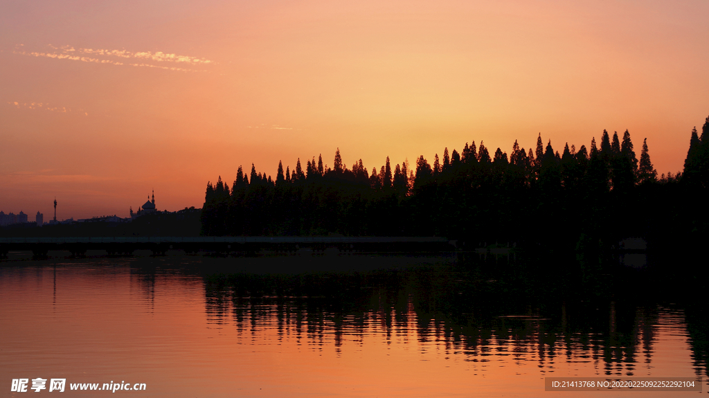 夕阳残阳美景 