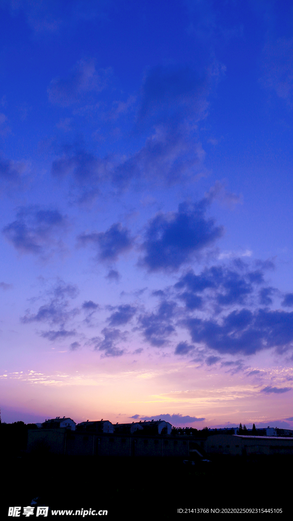 天空彩霞晚霞 