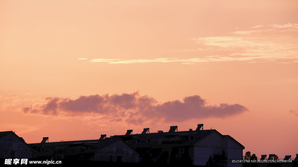 夕阳残阳美景 