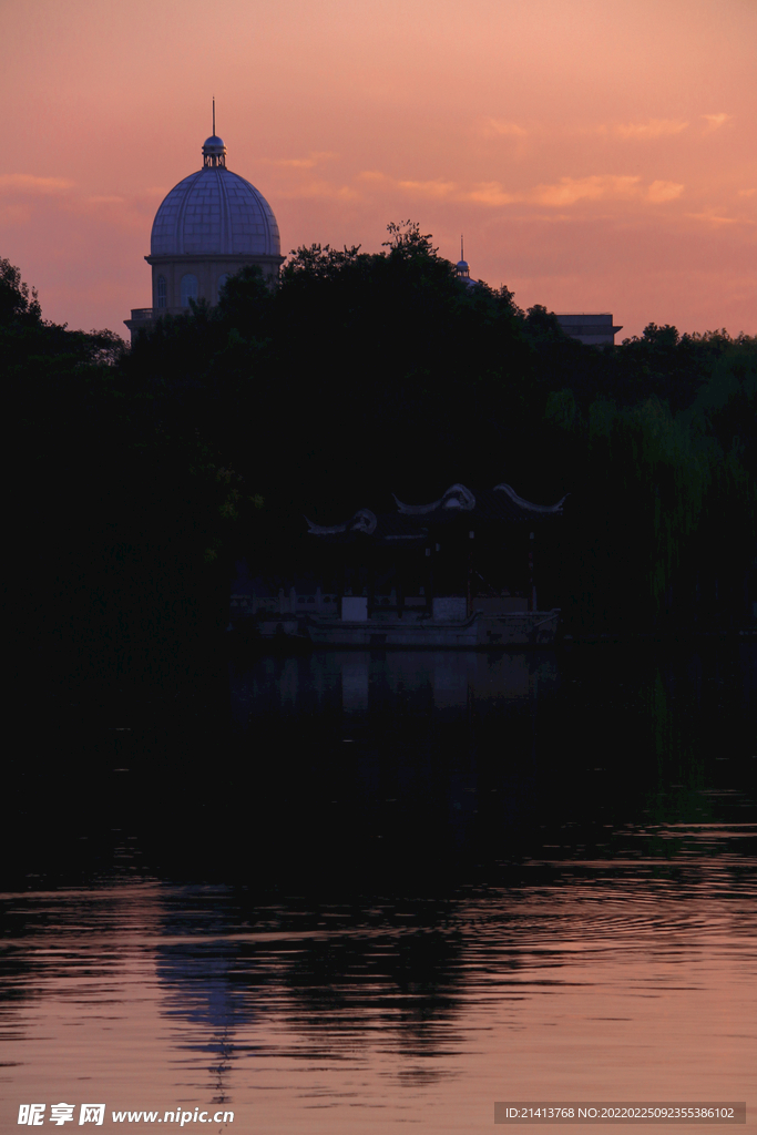 夕阳残阳美景