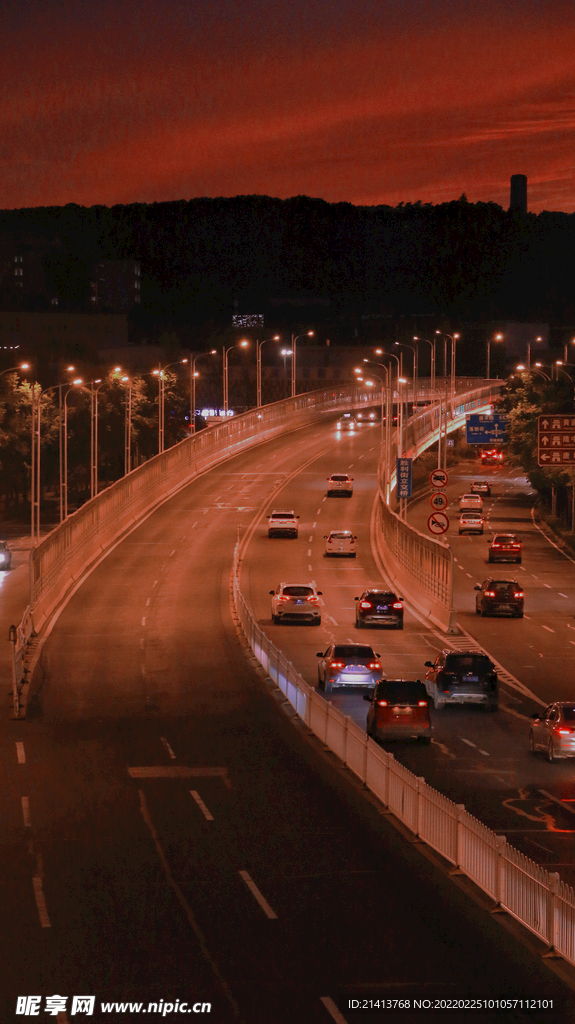 夜晚城市风景
