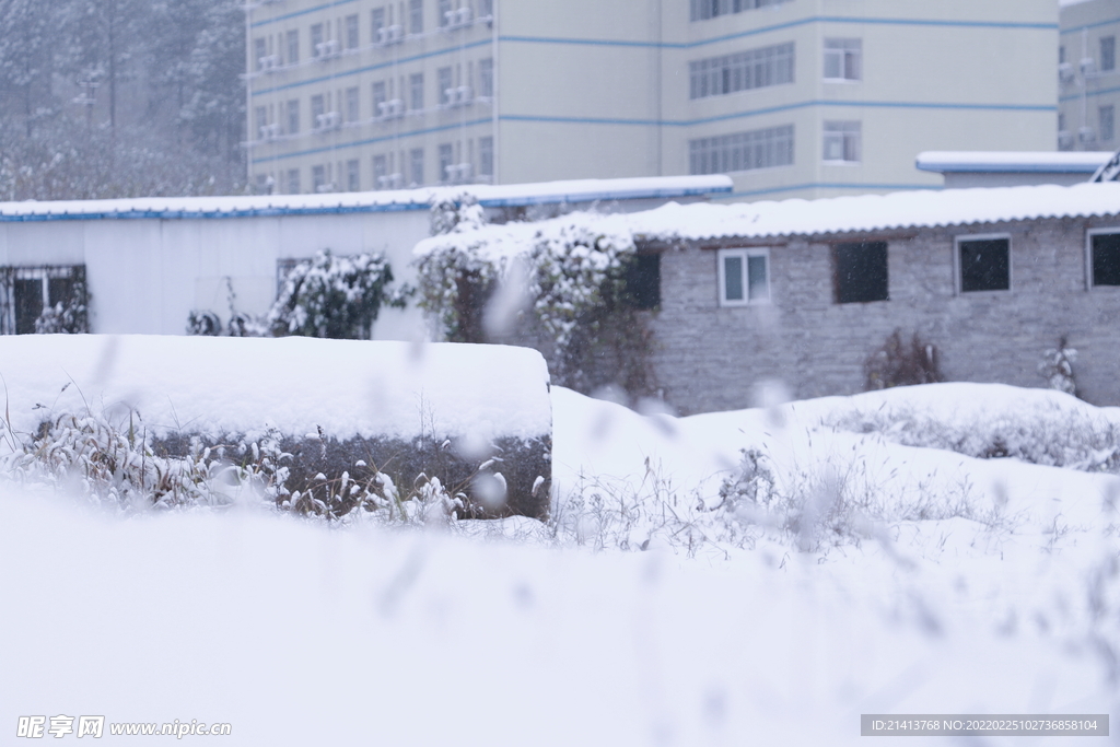 冬日雪景风景 