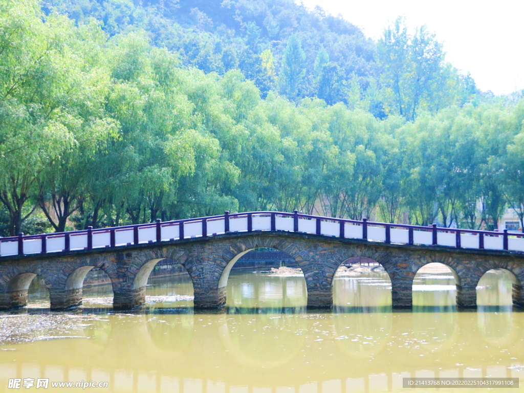 江边河滩江水