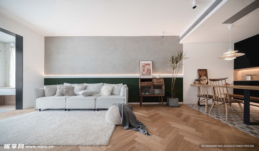 北欧风格家装实景图