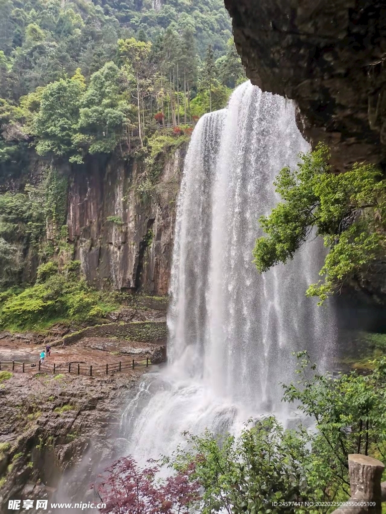 瀑布 百丈漈实拍 山水