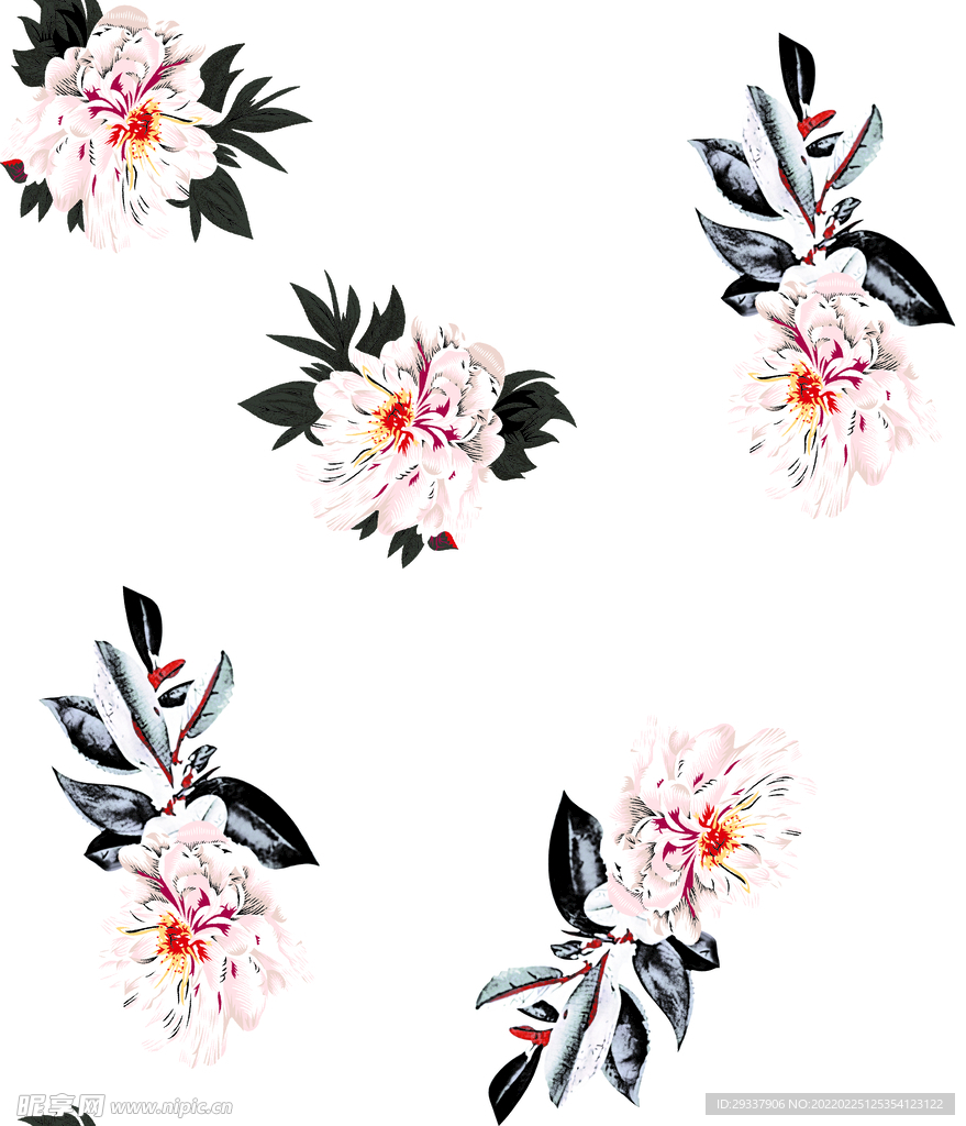 手绘花