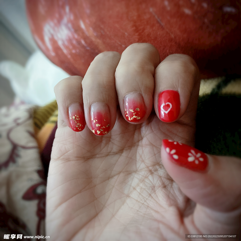 自拍美甲
